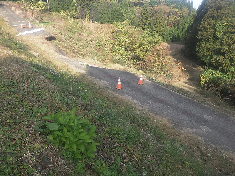 市道今山田小島線道路災害復旧工事