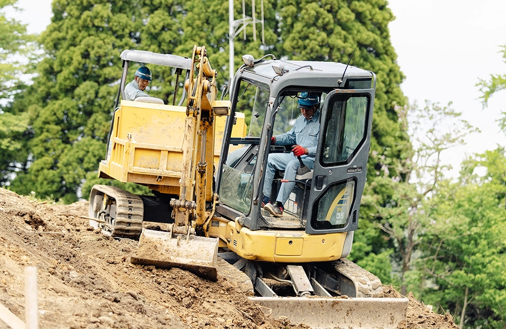 共栄建設工業（株）｜富山（山田村）｜農村土木工事で里山を守る