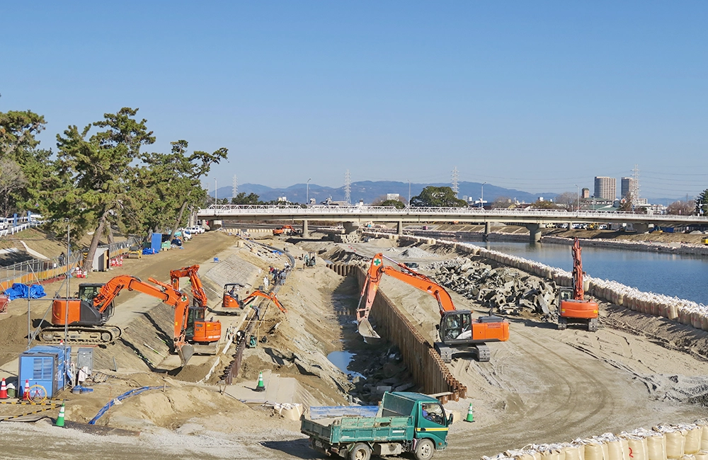 河川工事（治水工事）